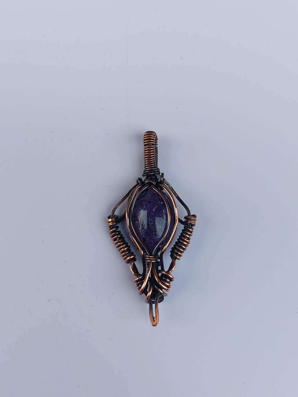 Synthetic Amethyst Pendant