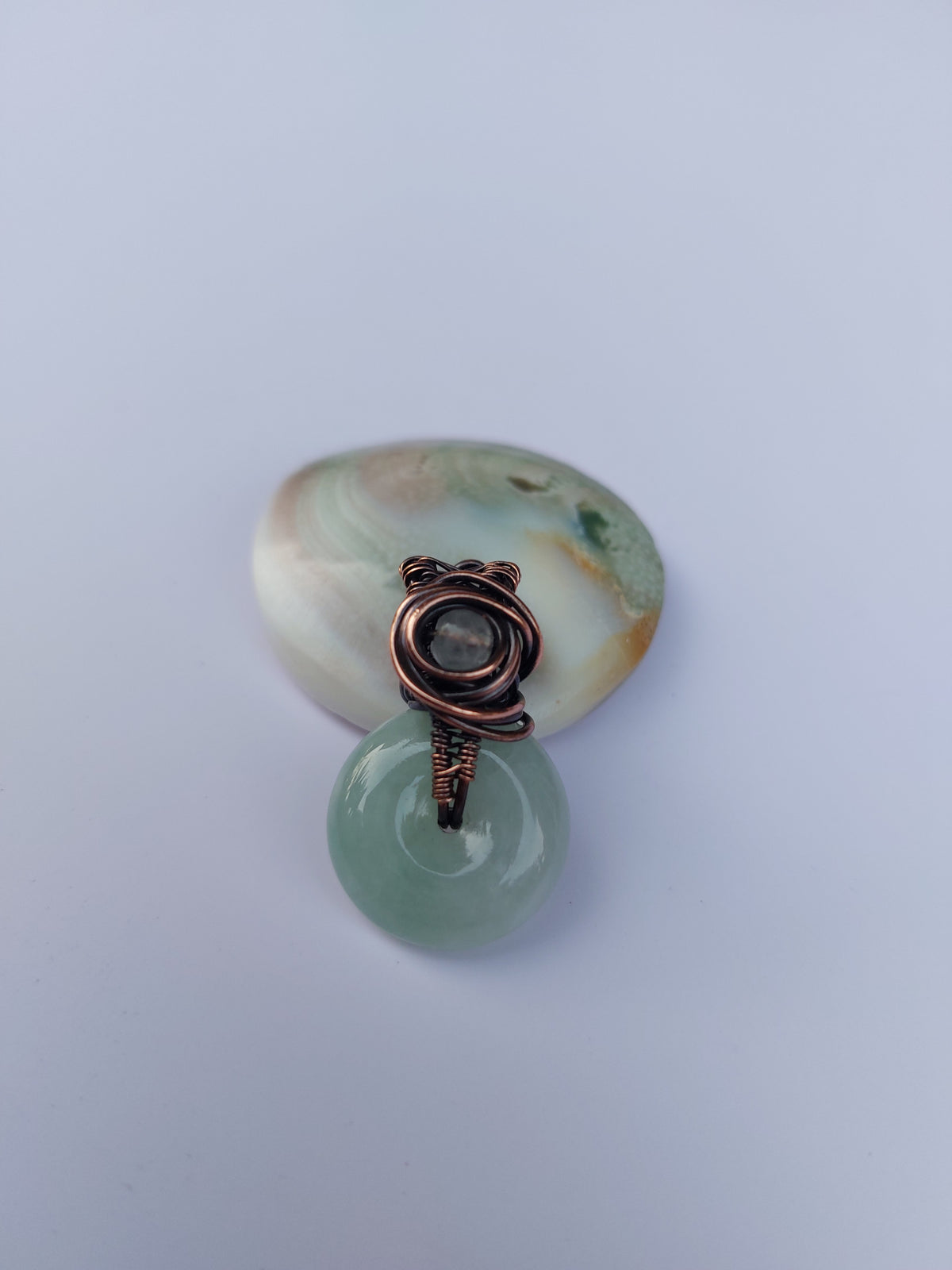Jade Donut Pendant