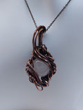 Filigree Rose Quartz Pendant